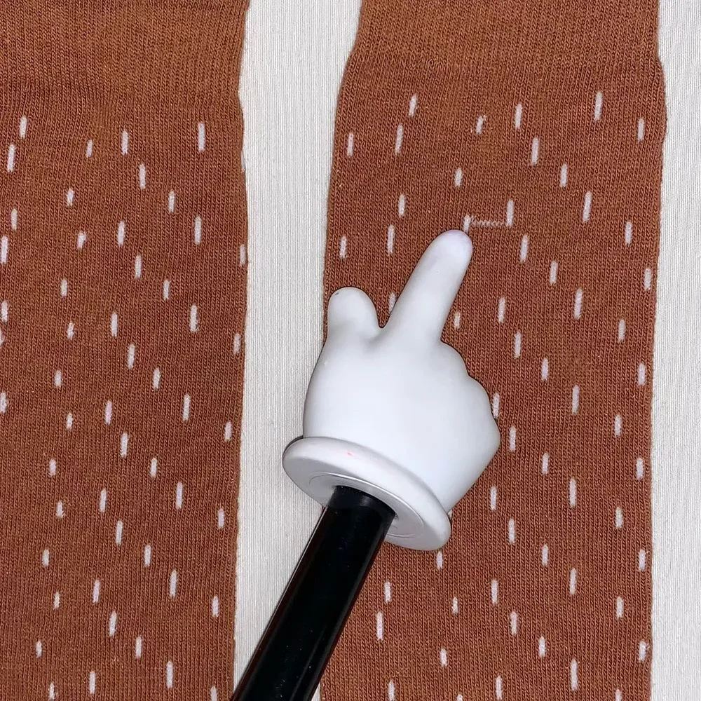 Fox Socks Rock Brown Spotted Knee high Elastic Novelty